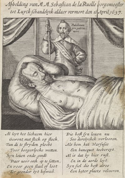 Death of Sebastien de La Ruelle by Hendrik Noël Natalis